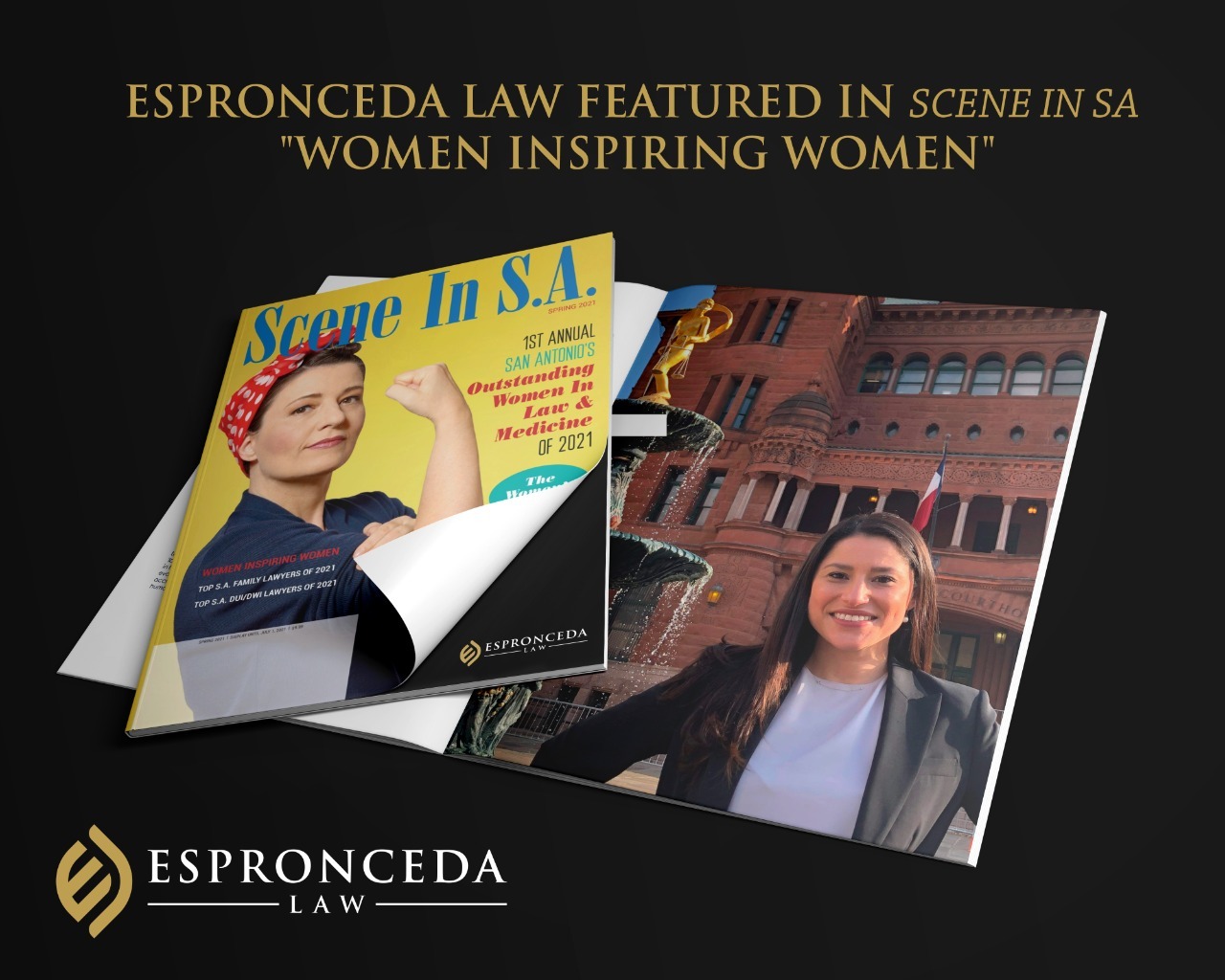 Espronceda Law Featured in Scene in SA “Women Inspiring Women”